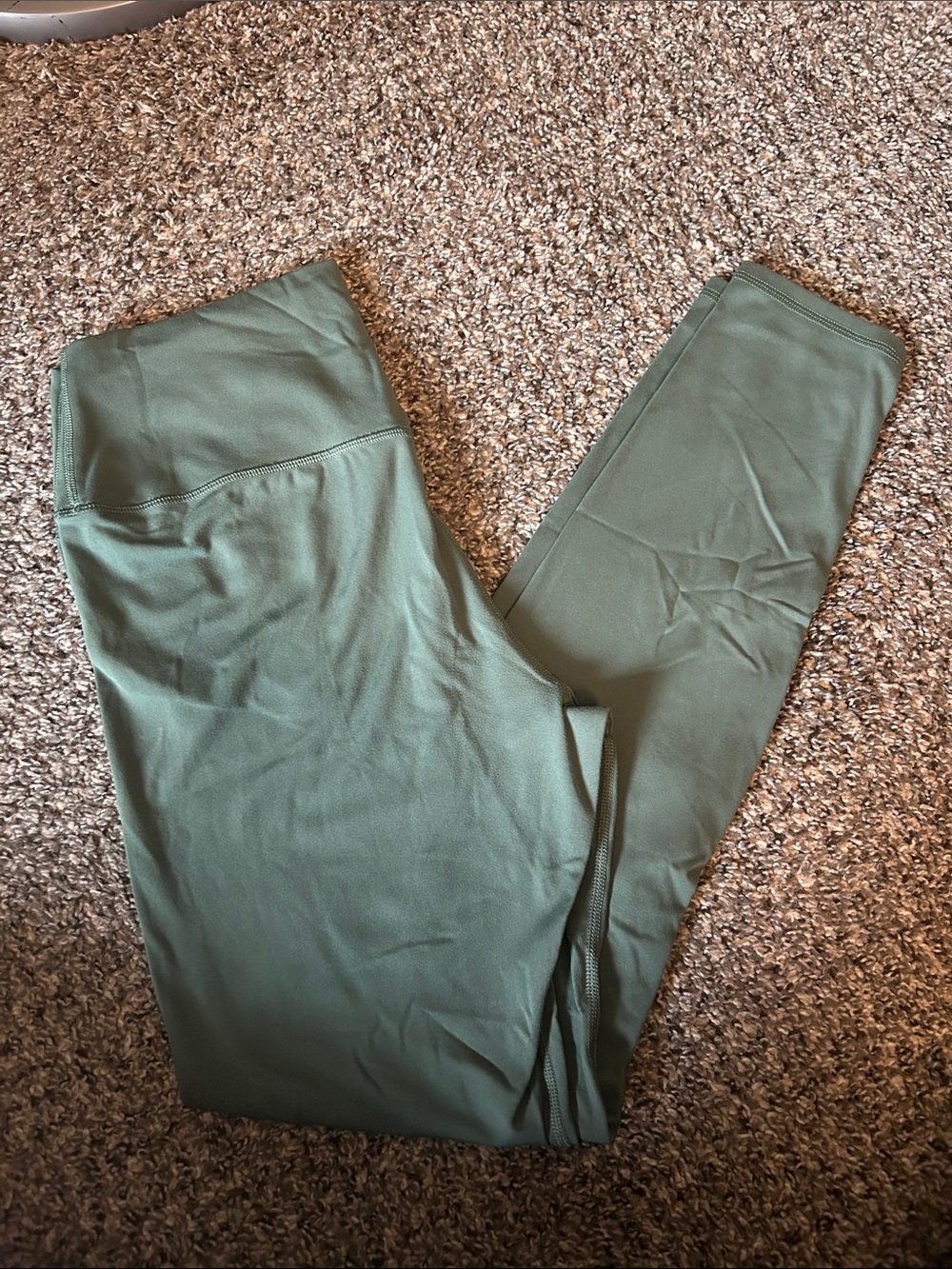 CRZ YOGA Olive Green High-Waist Leggings